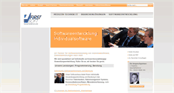 Desktop Screenshot of first-soft.de