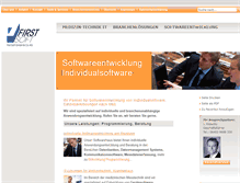 Tablet Screenshot of first-soft.de